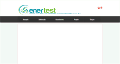 Desktop Screenshot of enertest.com.tr